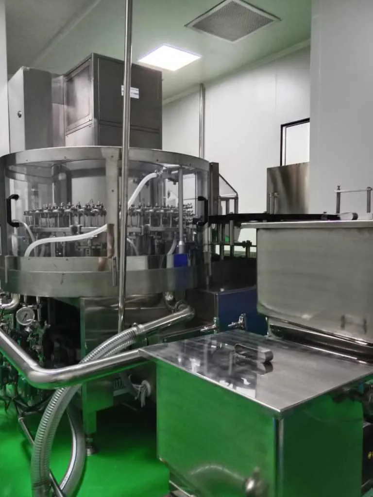 Vial filling machine, photo from the Neophar company profile